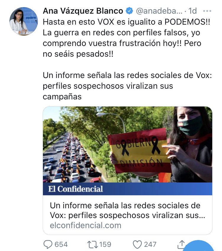 SrSpinola's tweet photo. @ivanedlm Hoy es #SIAVOX ??
Los últimos días se ha esforzado en escupirnos...
En fin https://t.co/UIMoILTtzd