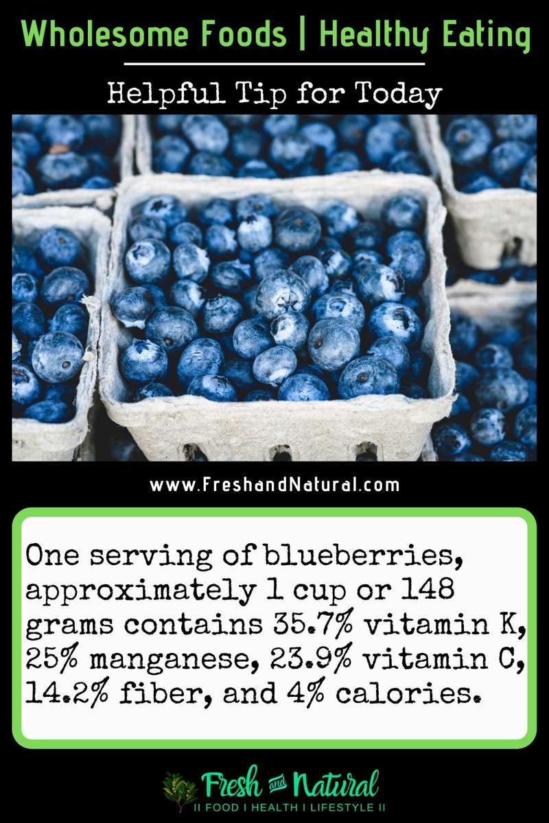 FreshNaturalCA's tweet photo. Vitamins and minerals in blue berries... Healthy eating tip for today... #blueberry #blueberries #vitamins #minerals #healthyeating #Wholesome #nutrition #nutritiontips #nutritionmatters https://t.co/EOytqcQqNN