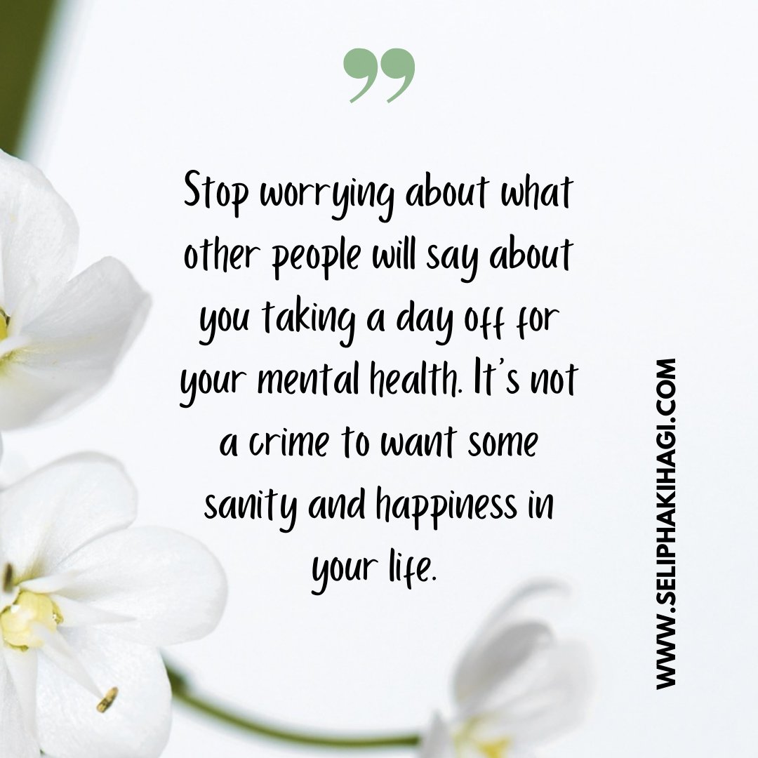 thisgirlselipha's tweet image. After all, living with depression is already a constant drain😔; it’s only fair that you take a break.😏
.
.
#BeKindtoYourself #BeSensitive #SelfCareSaturdays #SaturdayInspiration #MentalHealthAwareness #mentalhealth #mentalhealthwriter #seliphakihagi