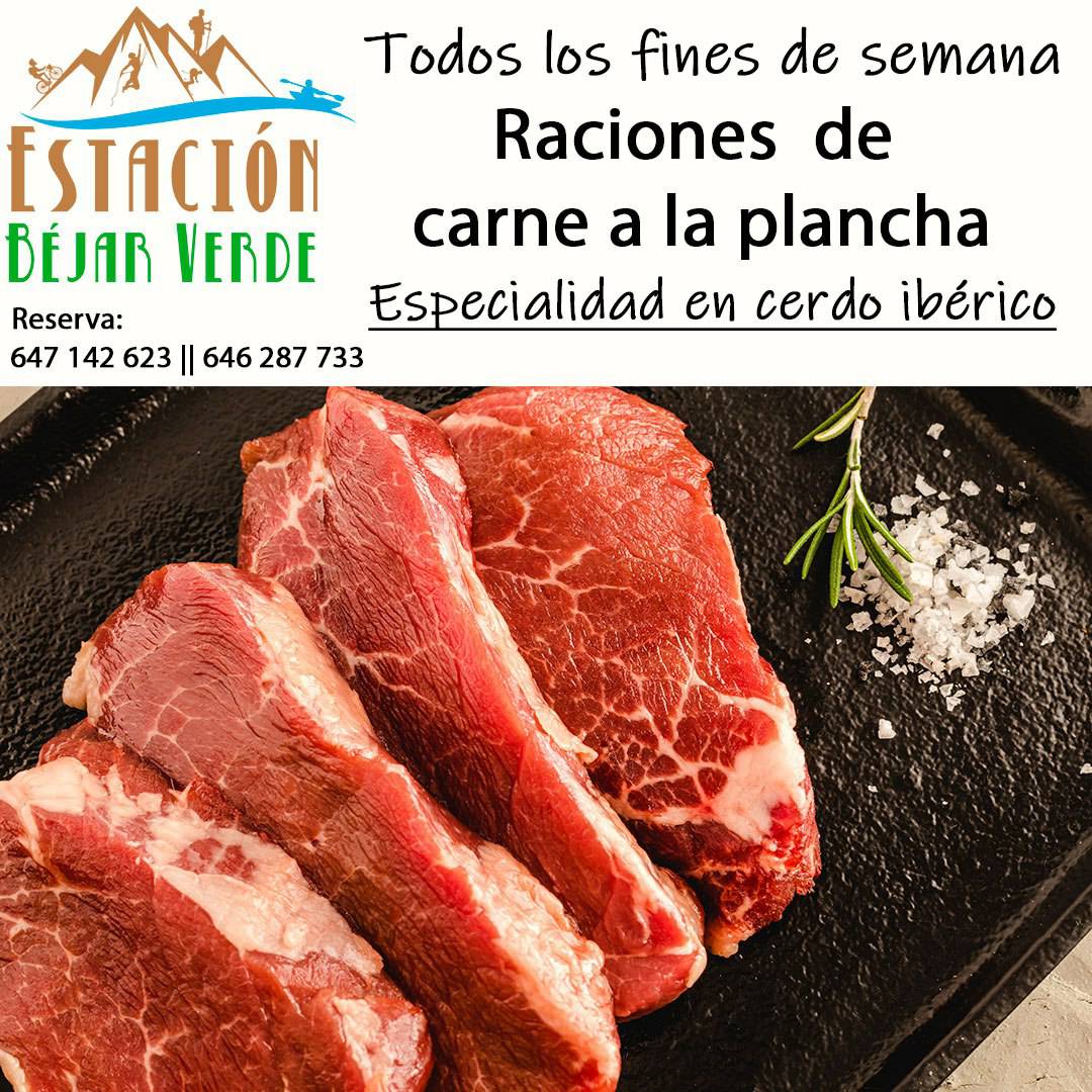 #EstaciónBéjarVerde #SierrasdeBéjar #CaminosNaturales #VíasVerdes
Después de disfrutar del 🌄 toca disfrutar de 🥗🥩🍔