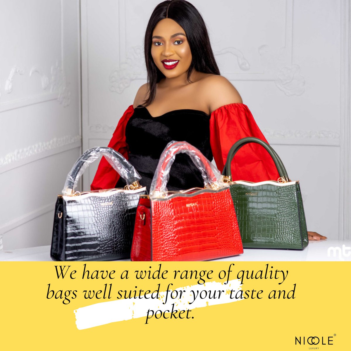NicoleLuxury's tweet photo. @nicole__luxury is an online store committed to bringing you all shades of elegant, sensual and classy luxury bags. 
We have a wide range of quality bags well suited for your taste and pocket.
You can order our Nicole collections for your self, friends and loved ones. https://t.co/wRBak2LYMx