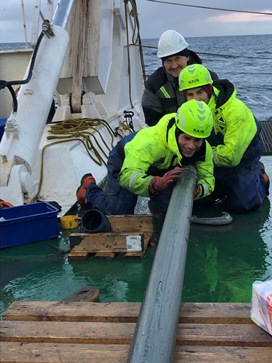 ISSSarctic2020's tweet photo. Hugging the Holocene! Two 6 and 8 m long cores were retrieved during the last 24h. They will inform about permafrost carbon-climate couplings from past rapid warming events. https://t.co/FIotFlmOsF