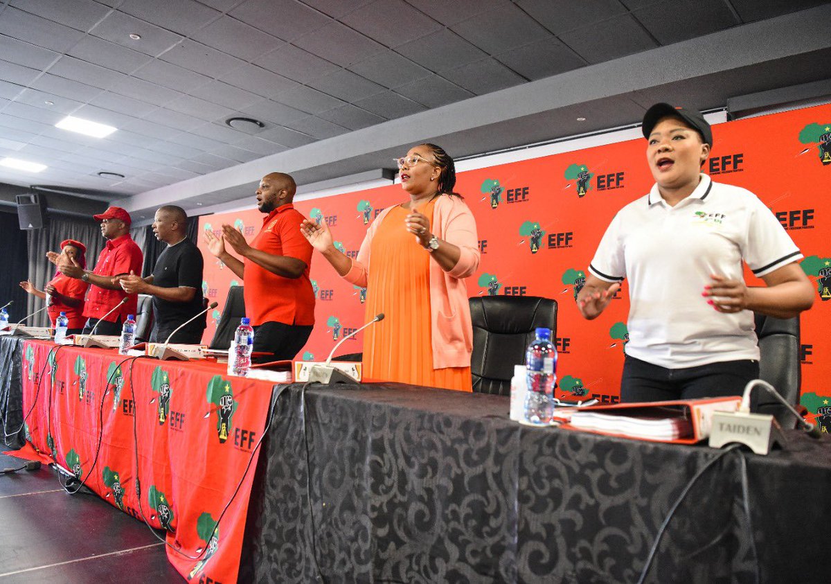 EFFSouthAfrica's tweet photo. EFF Central Command Team (CCT) Meeting is currently underway. https://t.co/ofNatZHPdS