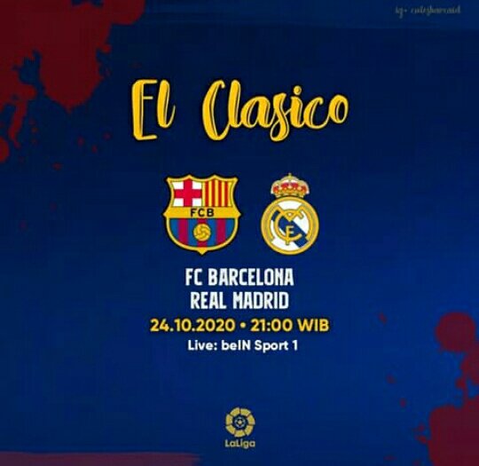 BIG MATCH !
#ElClasico #ForcaBarca 🔵🔴