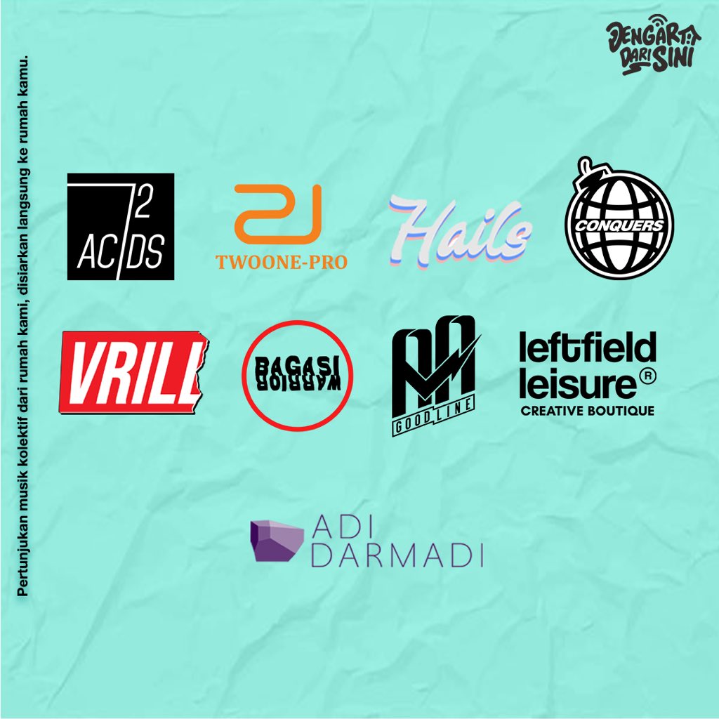 Besok jam 19.30 kita akan live perform di instagram dan youtube #dengardarisini jangan lupa nonton yaa dan jangan lupa sawer!

SAWER FOR KEEPING US LIVE AND LOUD
No Taping To Get Tipping.