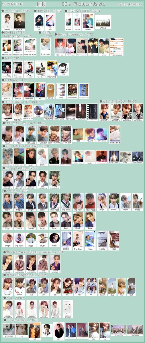 SEVENTEEN 過去トレカ ジュン SEVENTEEN 過去トレカ ジュン