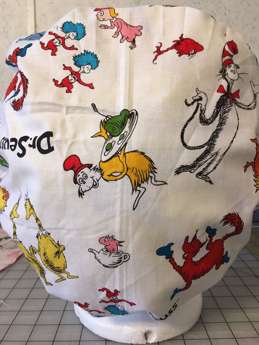 Excited to share this item from my #etsy shop: Bouffant Style Surgical Hats Featuring the Dr Suess characters with Cat in the Hat #surgicalhats #bonnet #cover #bouffant #drsuess #catinthehat https://t.co/dxq4yaBYi5 https://t.co/29inhk5f1n