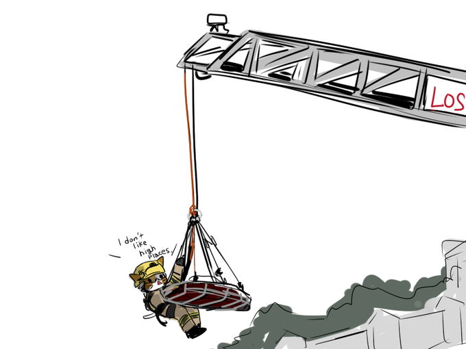 はしご車のtwitterイラスト検索結果