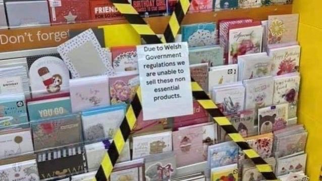 DavidBrentMovie's tweet photo. Buying non-essential products in Wales... safe or dangerous? https://t.co/HewucRMBOD