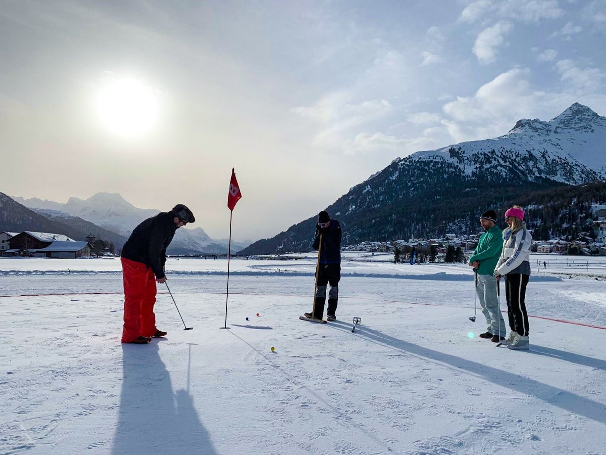 GoCoastalGolf's tweet photo. Snow #Golf? In #Switzerland, Where the Greens Are White - https://t.co/oro0pX9Ml0 #golfnews #wherestheball #stmoritz https://t.co/ndQxYQ0ufk