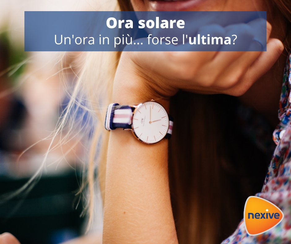 Questa sera ricordatevi di spostare la lancetta dei vostri orologi indietro di un'ora. Forse sarà l'ultima volta! 
Come spenderete questi 60 minuti? Corsa mattutina, colazione a letto...
