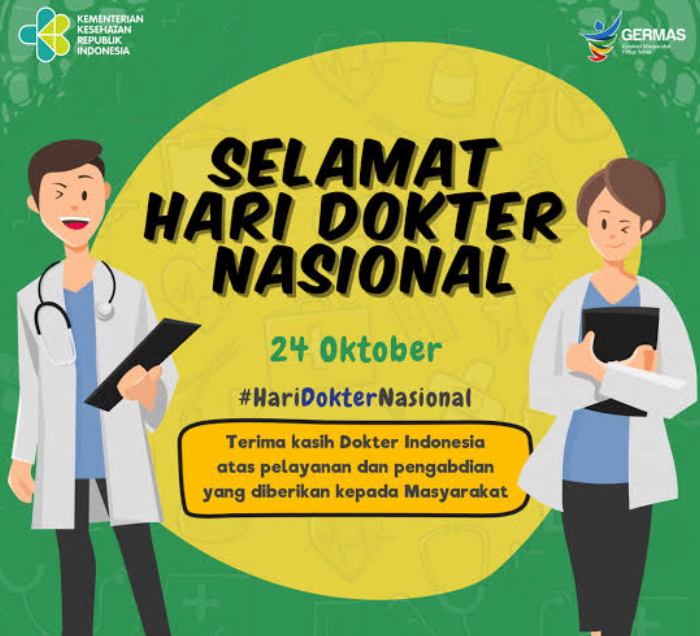 Contoh Ucapan Hari Dokter Nasional 24 Oktober 2020 untuk Dibagikan ke WA, Instagram, Twitter - Portal Jember