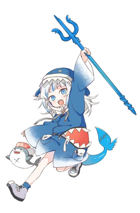 サメちゃん登録100万人おめでと～～!??
#gawrt #gawrgura 