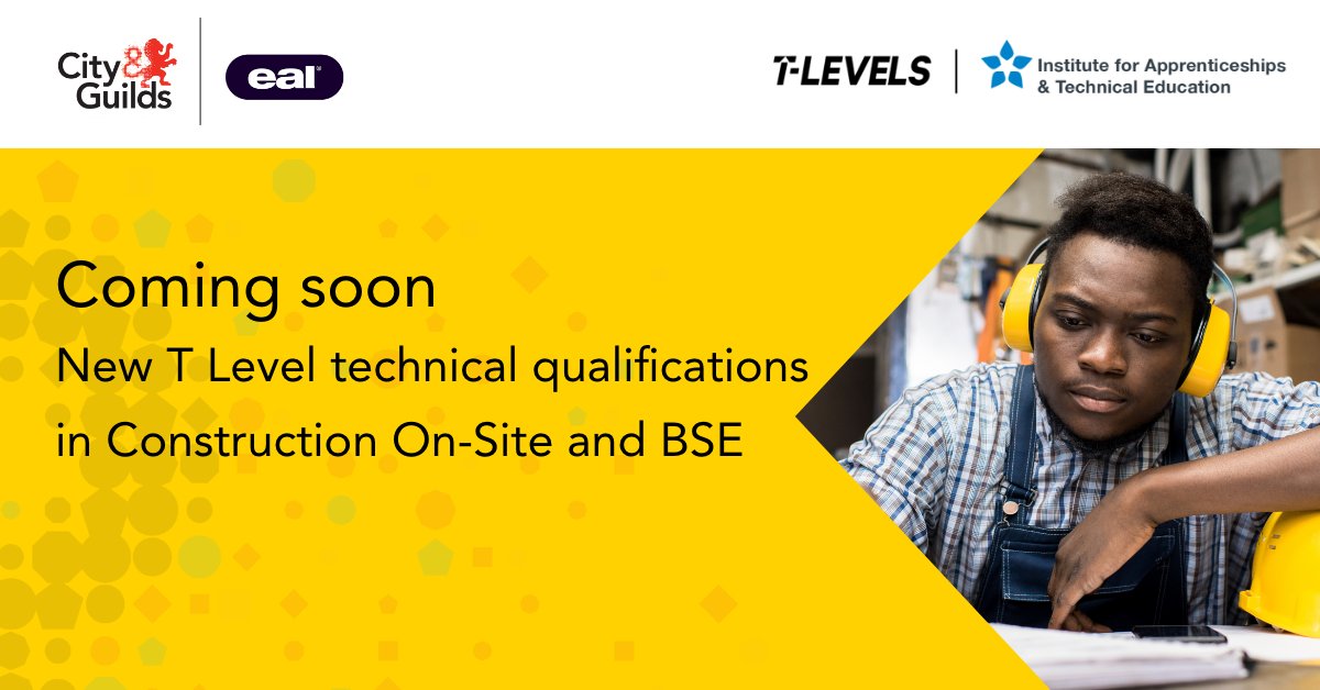 cityandguilds's tweet image. #TLevels are robust qualifications that combine classroom learning with an industry placement so that learners emerge with the knowledge and practical skills they need to succeed. 

Keep up to date visit: direc.to/fe3q #Technicalqualifications #nextlevel @EAL_Awards
