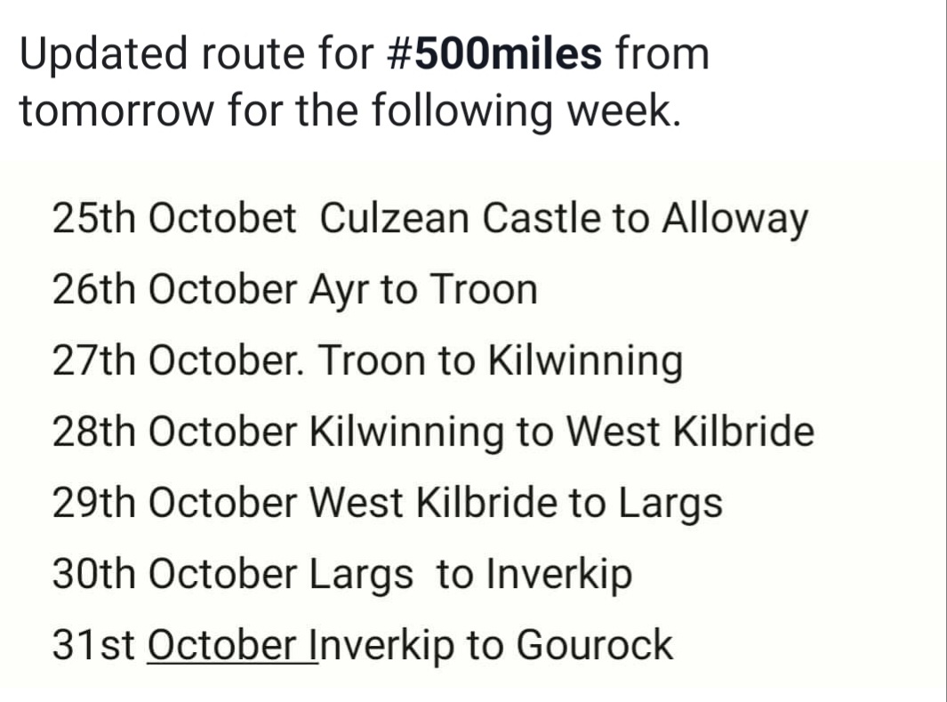 45. FYI Ayrshire, Dave Llewellyn the anti-English-tourist Berwick Border protest ringleader (and his team of separatist walkers) are coming to a town near you - imminently.  #Alloway  #Ayr  #Troon  #Kilwinning  #WestKilbride  #Largs  #Inverkip
