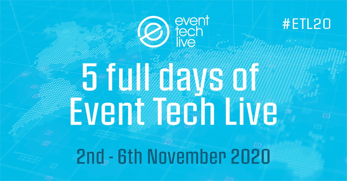 Paul_Allott's tweet photo. Virtual Event Tech Live runs from Monday 2 to Friday 6 November – Register Now https://t.co/bS1PMz0a2b #ETL20 #eventprofs #eventtech #ETAwards20 https://t.co/GqZkxyLm2z