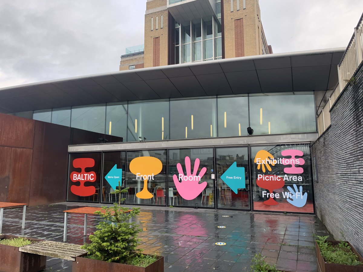 balticgateshead's tweet photo. During Half Term we are offering free tea/coffee, squash/water + free fruit &amp; snacks in our new space, 'BALTIC Front Room'. There's socially distanced tables/seating to take a moment's pause. Packed lunches can be eaten here too. #balticgateshead #gateshead https://t.co/efjYdmqxWw