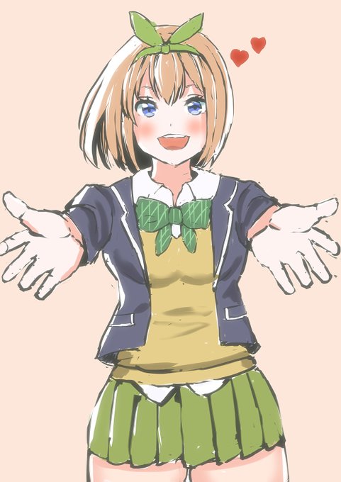 さださんがTwitterに投稿した中野四葉(五等分の花嫁)のイラスト。