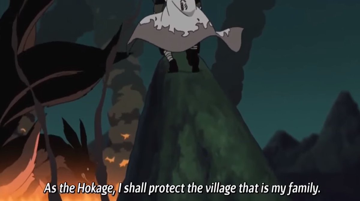 AnimeFanTalk's tweet photo. "It is my duty as Hokage to protect the village" energy! #boruto51 https://t.co/XnRIWVbZwX