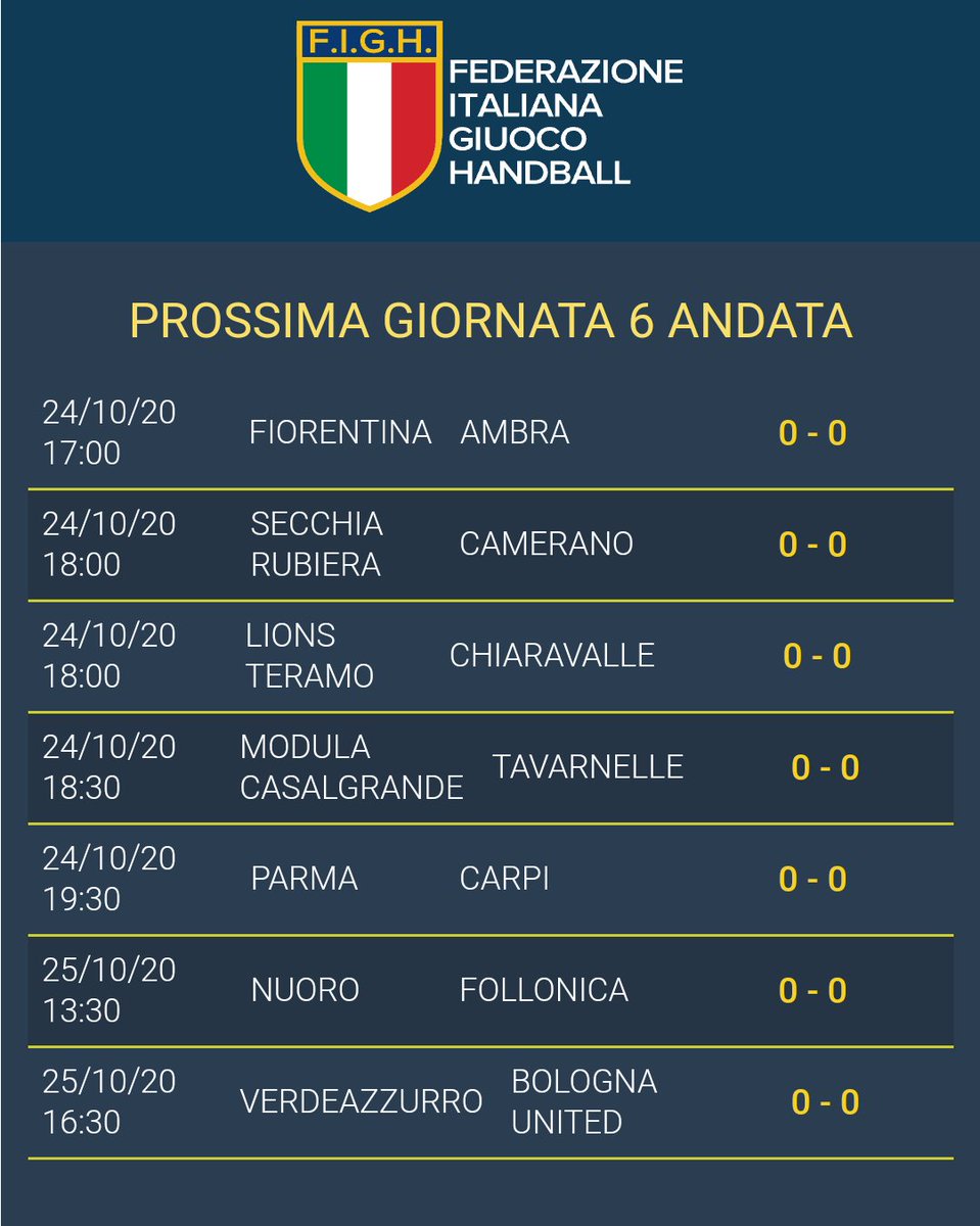 sportkidsmza's tweet photo. #Pallamano
#SerieA2 🤾‍♂️  🇮🇹🇦🇷 

⌚9.30  🇦🇷 #Nuoro / #Follonica 
(Facu Garcia)
⌚13.30🇦🇷 #Crenna / #Leno
(Gaby Quadu)
⌚15.30🇦🇷 #Arcom / #Malo 
(Nico Dieguez) 

Transmisión  x Facebook 

@JavierSallustro
@radiolupa106 https://t.co/Z6hF3I5knX