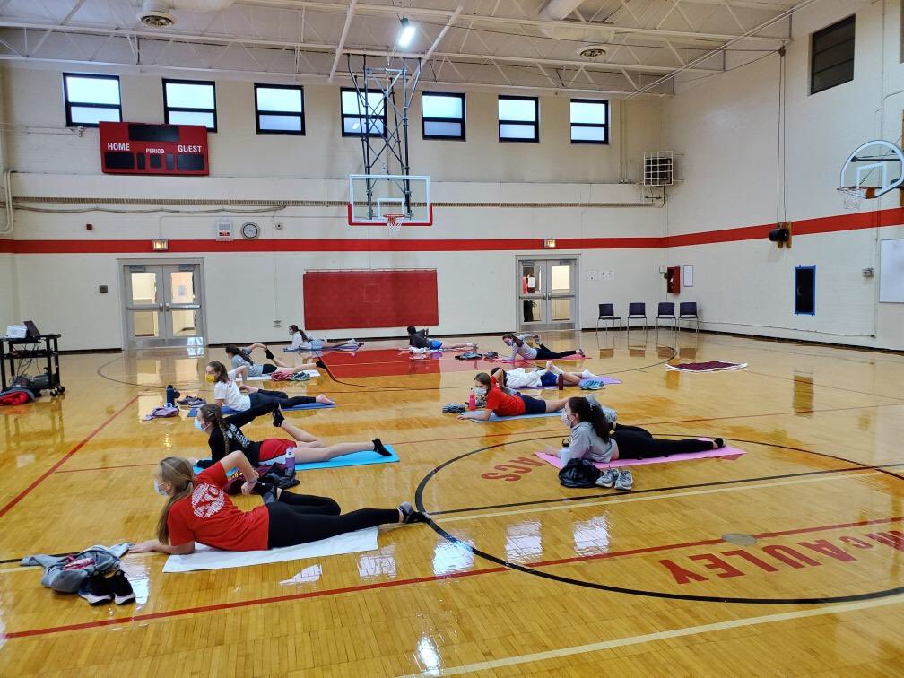 MacTrackAttack's tweet image. A little yoga this week to get Regional ready! #mindsetmatters