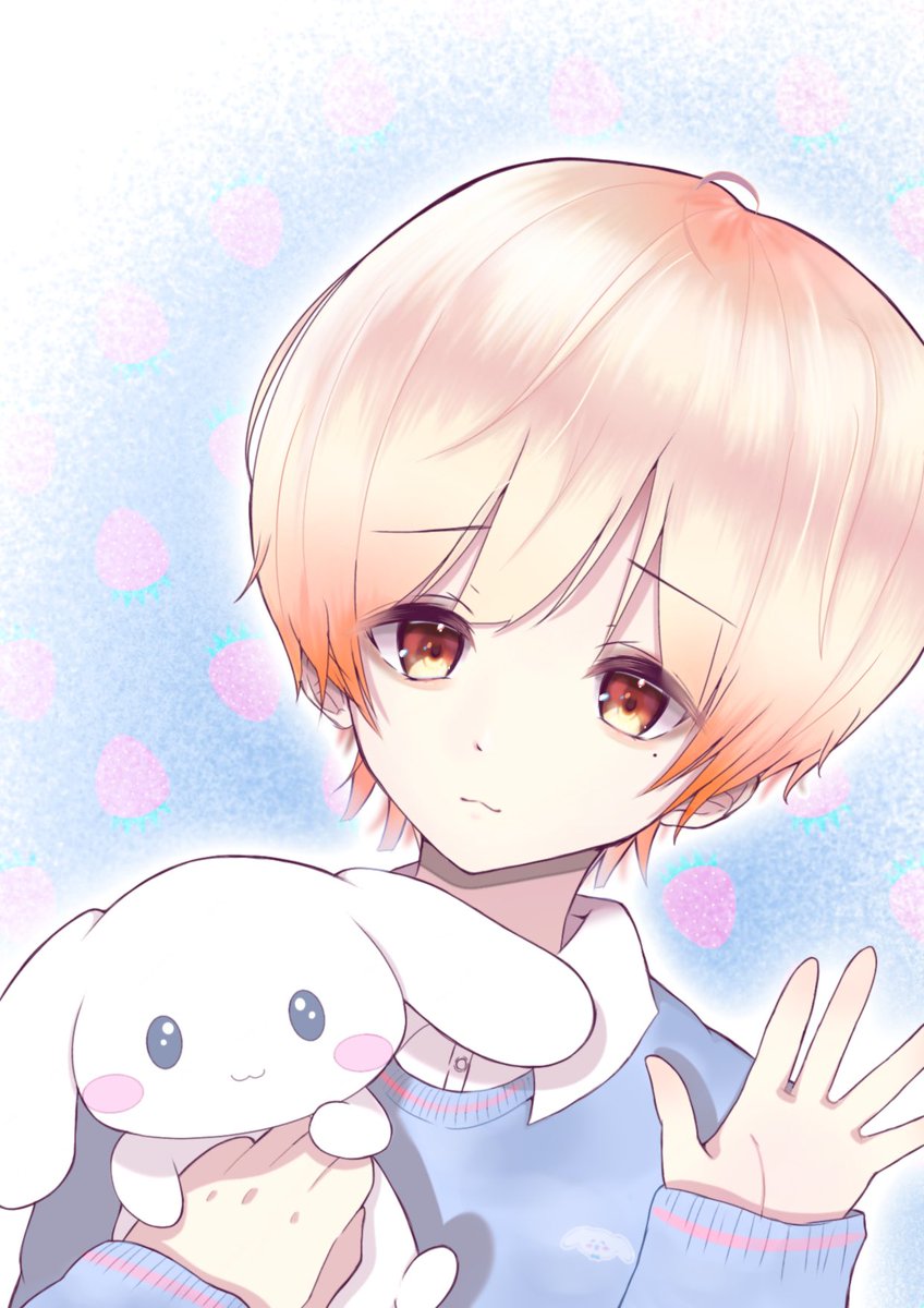 ꪔ ゆなめるꪔ 低浮上 シナモン男子を描きました૮ ᵕ ა デジ絵歴1年半の初心者です 量産型やメンヘラ 病み サンリオ系のイラストを描くのが好きです ゲームキャラやvtuberのイラストも描きます 創作イラスト 私の絵柄が