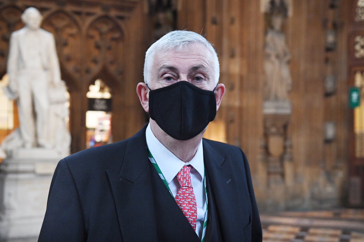 Mr Speaker  @LindsayHoyle_MP said: “Our parliamentary democracy has and will endure everything that is thrown at it, be it bombs or - as we are experiencing now - Covid.  ©UK Parliament / Jessica Taylor