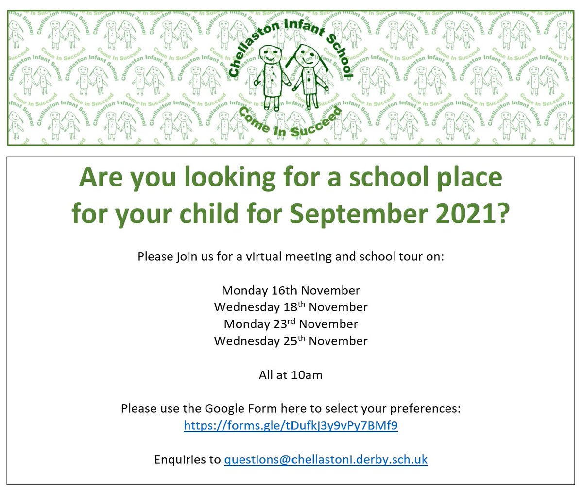 Chellston Infants tweet media