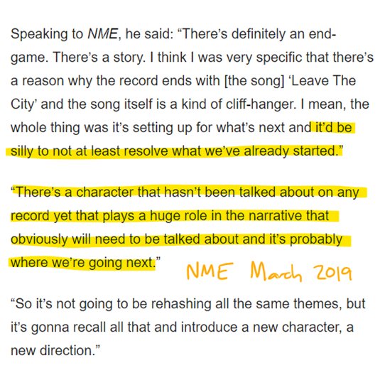 but pronouncing your beloved narrator *dead* is a weird and confusing way to do that, even if you are a snarky guy with your fans. more still, the narrative is definitely not over. they've made it clear that the record is open-ended *so that* what follows can be explored later