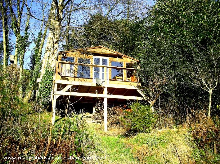 Shed of the year winner from 2009 > Kite Cabin - Cabin/Summerhouse Top of the Garden, West Wales   #shedoftheyear  https://www.readersheds.co.uk/share.cfm...