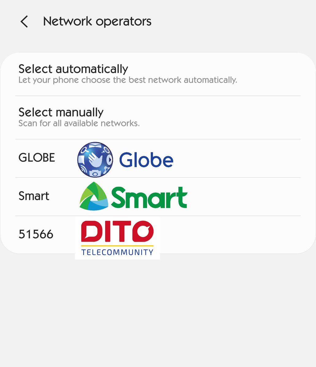 MyFirstAidKeith's tweet photo. So, the 3rd Telco in the country is up. Nade-detect na ang signal/frequency ng Dito Telecommunity using manual search ng network. 
March 2021 is the launch of Dito Telecommunity in the country. It will offer 4G LTE and VOLTE to its subscriber. 

#DitoTelecommunity
#3rdTelco
#Dito https://t.co/Sjv8llByc0
