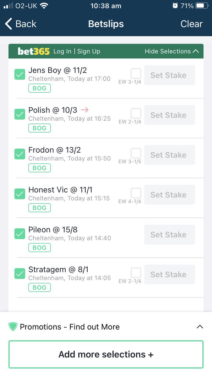 Today’s picks for Cheltenham! So glad it’s back....