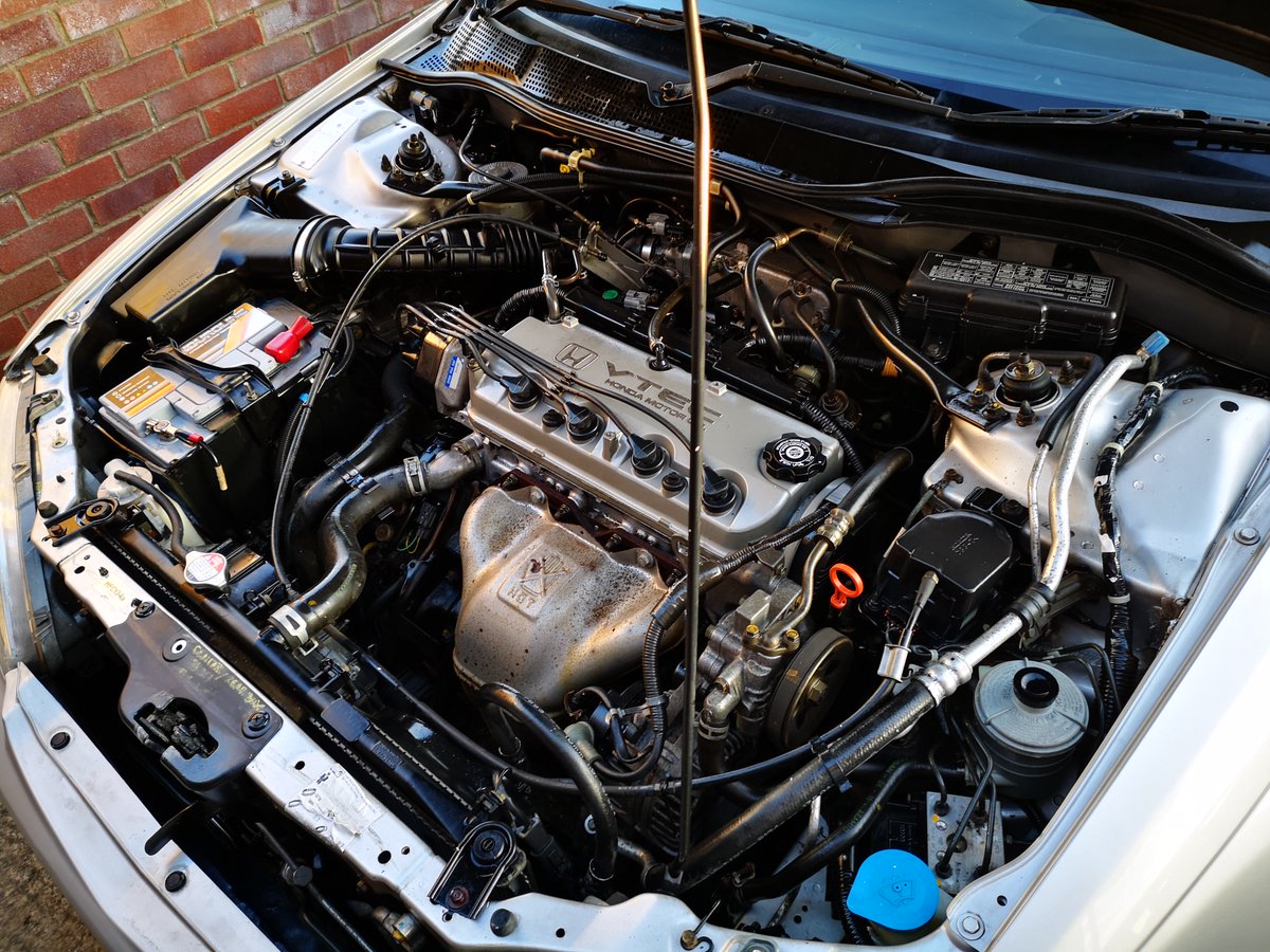 I started with the engine bay, as I always enjoy doing that. Never fails to amaze me what a bit of elbow grease, myriad cleaners and some ACF-50 can do.