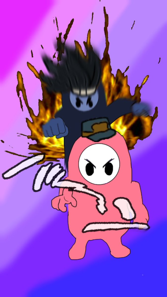 豆 フォールガイズとジョジョ混ぜてみた 背景あってるかな フォールガイズ Fallguys ジョジョの奇妙な 冒険 イラスト初心者