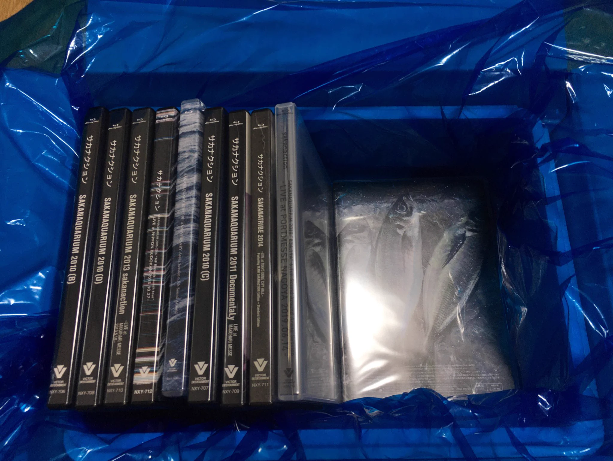 サカナクションのBlu-ray BOXが届いたけど...鮮魚が梱包されているのかと思ってしまう！