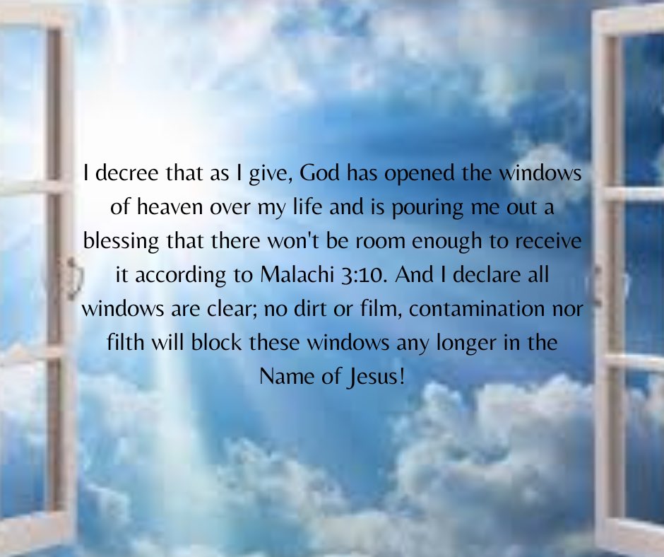 ekklesiaintmin's tweet photo. God has opened the windows of heaven. #PropheticDecrees #ThyKingdomCome #ThyWillBeDone https://t.co/NHGWHHsCnJ