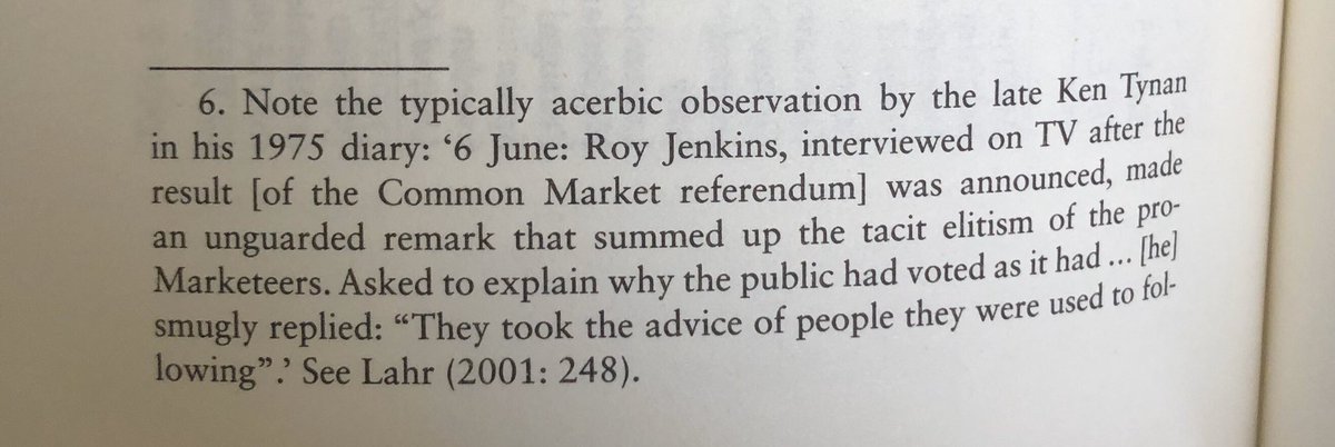 Great quote from Kenneth Tynan: “they took the advice of people whose advice they had been used to following”- sounds like Roy Jenkins would have had a future in Irish politics