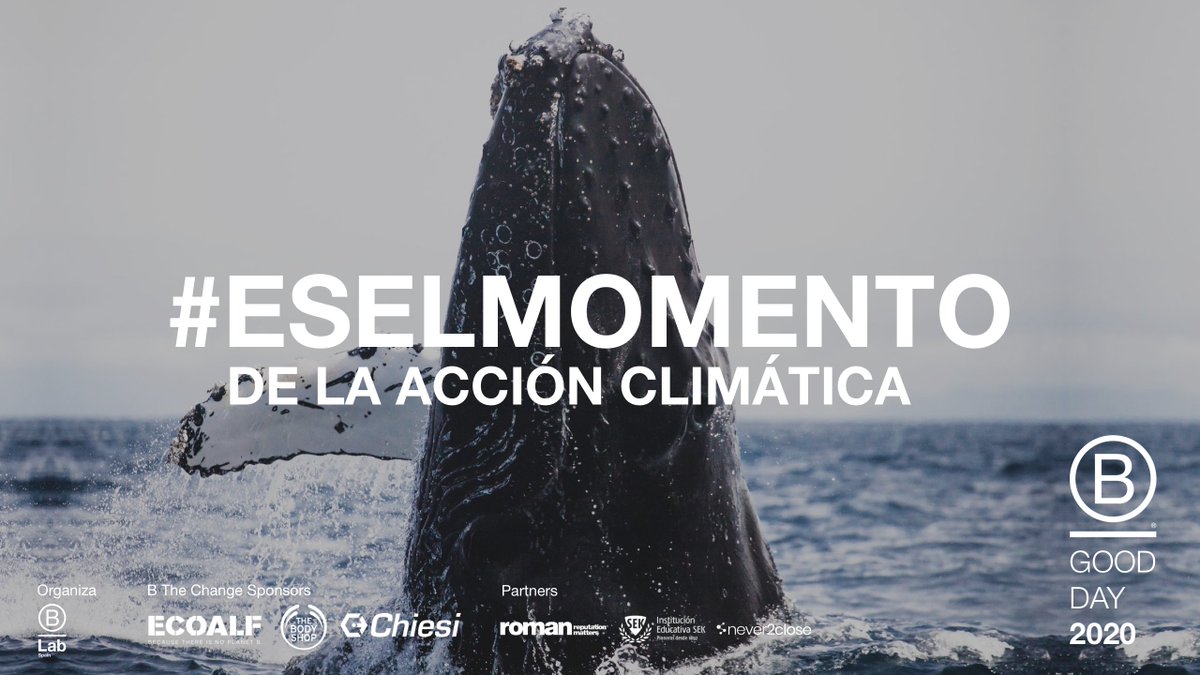 BCorpSpain's tweet image. En el #DíaInternacionalcontraelCambioClimático 🌍, reafirmamos el compromiso del movimiento #BCorp con el cuidado del planeta. ¿Quieres sumarte? La #CrisisClimática y cómo darle respuesta será uno de los grandes temas del #BGOODDAY. 

¡Acompáñanos! 👉 bit.ly/bgoodday