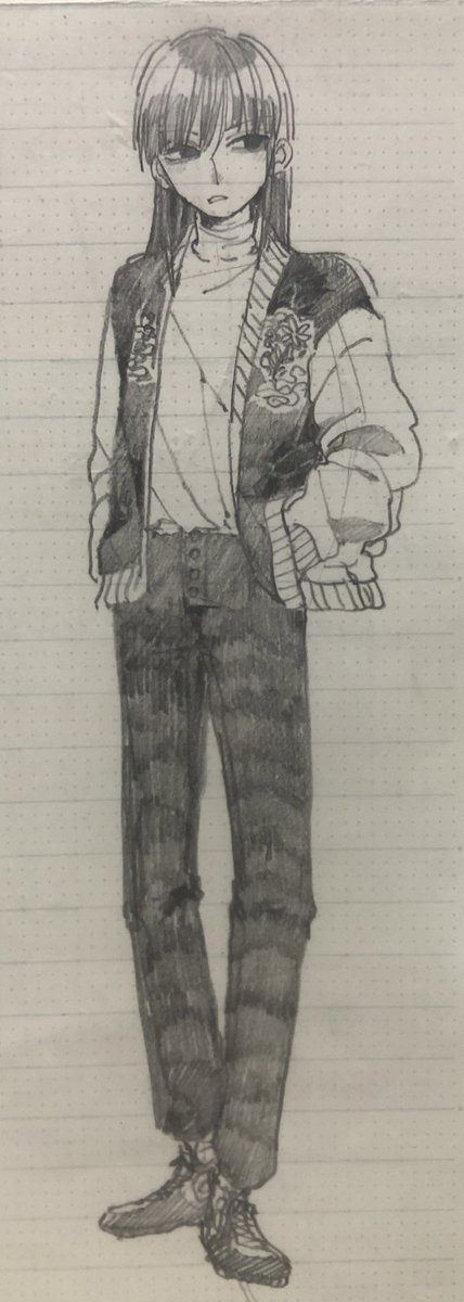 授業中の落書きァ 