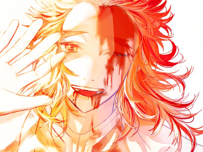 沖田🌸さんがTwitterに投稿した煉獄杏寿郎(鬼滅の刃)のイラスト。