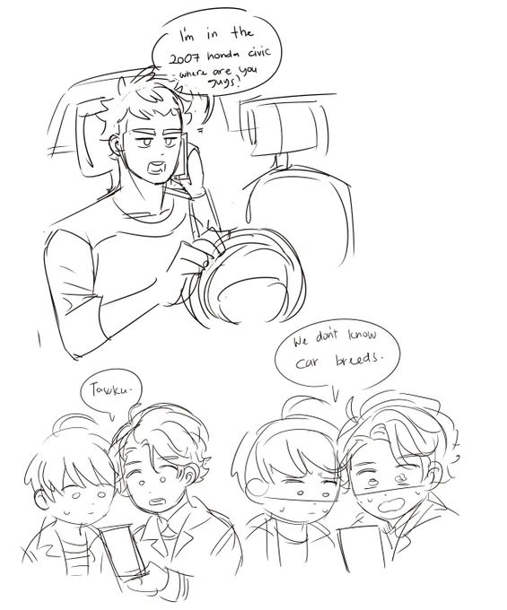 ittsm have No Idea ever whenever tasuku names specific car models ? 