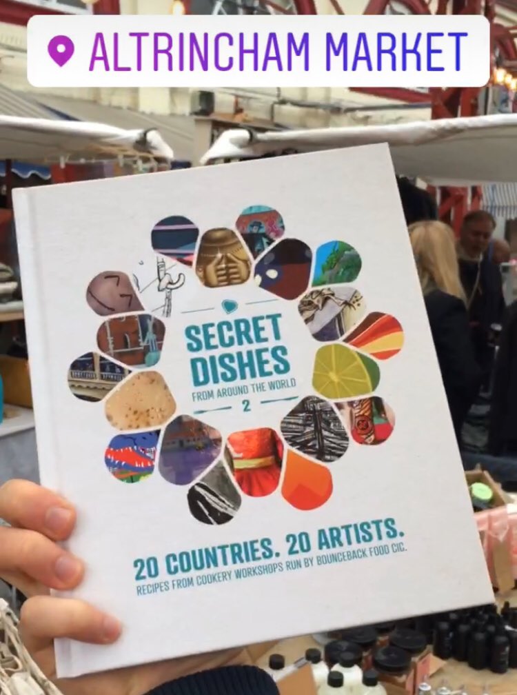 BouncebackFood's tweet image. This weekend we’re back at @altrinchammkt - come say hello, support our #SocialEnterprise and get a first look at Secret Dishes From Around the World 2! #BuySocial #Altrincham