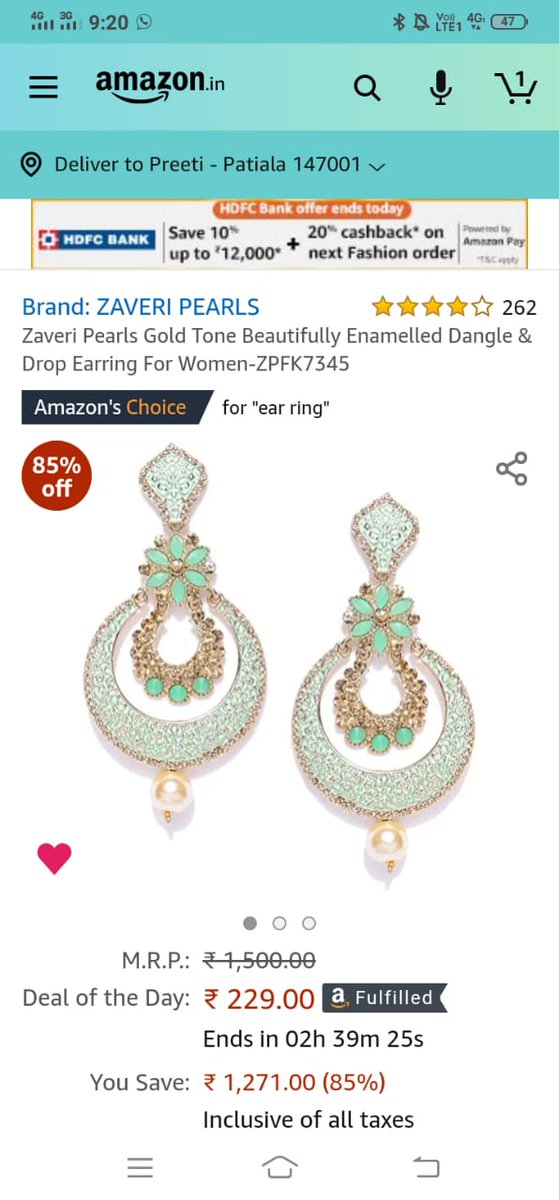 tarungoyal1997's tweet photo. @amazonIN @amazon @AmazonHelp Can Amazon clear me this. What is the benefits that prime user is getting. Both are the same product from same seller. The only difference is first picture is prime user of Amazon and second is non-prime. If you have valid explanation, please mention https://t.co/9nv5MfT57o