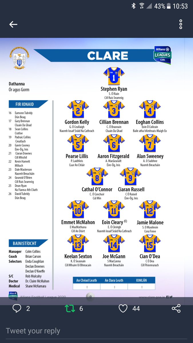 Kilfenora Gaa tweet media