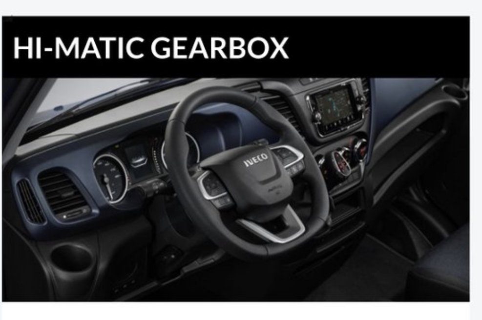 Stay focused on traffic and driving conditions while HI-MATIC, the first 8-speed automatic transmission, takes care of the rest. Enjoy the performance, efficiency and comfort benefits offered by the Daily HI-MATIC together with the sustainability and iveco-dealership.co.uk/guest-sherwood…