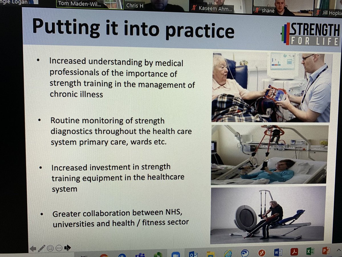 Sarcopenia has a detrimental impact on function, clinical outcomes &amp; QoL.

-Clinicians need to know the importance of strength training

-We need healthcare systems to invest in strength training equipment &amp; space &amp; NOT take away rehab gyms/spaces! 

<a href="/Strength4_Life/">Strength For Life</a> <a href="/thecsp/">Chartered Society of Physiotherapy (CSP)</a>