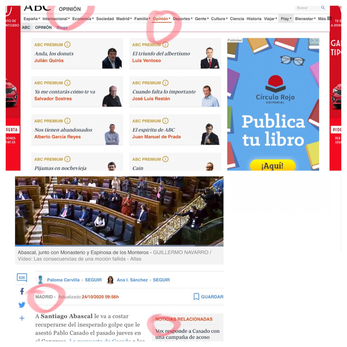 @FrayJosepho @abc_es Lo que sucede con Girauta en “opinión” y es totalmente compatible con lo dicho:dueños de Neguri tras la salida de los Luca de Tena.
Y con que @PalomaCervilla haya consultado una ouija de esas para su “noticia”, en presunta seccion “noticias” o de información.
Que escriba tribuna. https://t.co/loaNYqXtS4