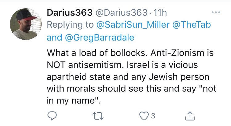 Darius response is that he has a ‘good Jew’ test. He thinks British Jews should have to condemn Israel instead of criticising antisemitism being taught at a university ...