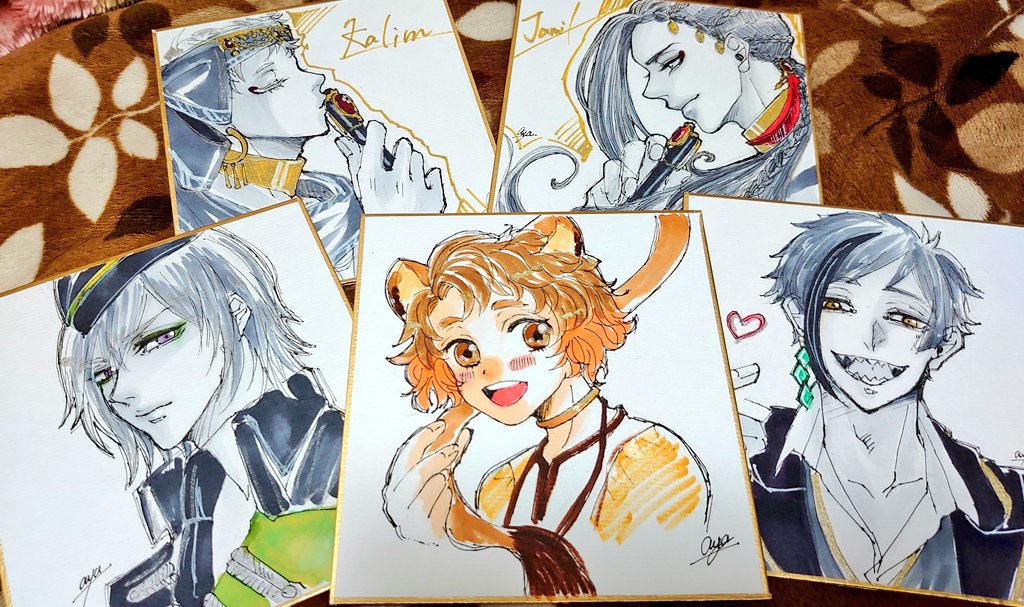 いやぁ、描いた描いた!楽しかった♡ 