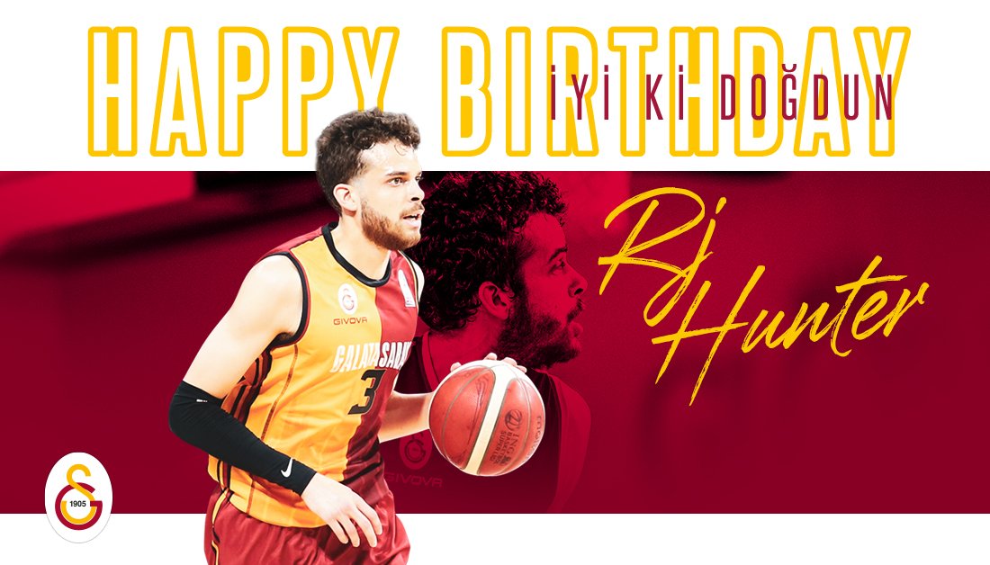 Bugün oyuncumuz RJ Hunter\ n do um günü! Happy birthday RJ!  